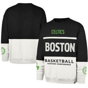 '47 Boston Gorgeous Celtics Unisex Black 2024/25 City Edition On Five Maximalist Pullover Sweatshirt