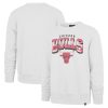 '47 Chicago Bulls White Unique Spotlight Headline Pullover Sweatshirt