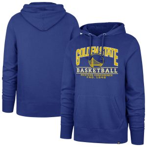 '47 Golden State Warriors Royal Big & Tall Good Call Headline Pullover Hoodie Eye - catching