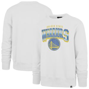 '47 Golden State Warriors White Spotlight Headline Pullover Unique Sweatshirt