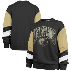 '47 Fabulous Memphis Grizzlies Women's Black 2023/24 City Edition Nova Crew Sweatshirt