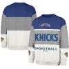 '47 New York Knicks Unisex Gray 2024/25 City Edition On Five Fabulous Maximalist Pullover Sweatshirt