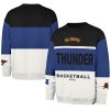 '47 Oklahoma City Thunder Unisex Blue 2024/25 City Chic Edition On Five Maximalist Pullover Sweatshirt