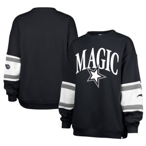 '47 Orlando Magic Women's Navy 2024/25 City Edition Unique Steadfast Paneled Pullover Sweatshirt