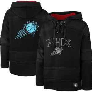 47 Phoenix Suns Black 2022/23 Pregame MVP Lacer Pullover Hoodie City Edition Chic