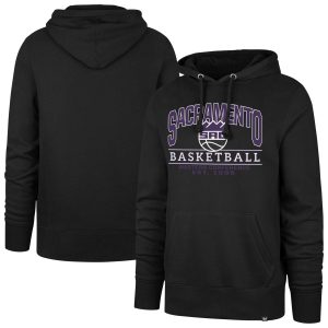 '47 Sacramento Kings Unisex Black Good Call Headline Stylish Pullover Hoodie