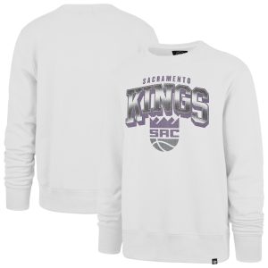 '47 Sacramento Chic Kings White Spotlight Headline Pullover Sweatshirt