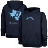 '47 San Antonio Spurs Elegant Navy 2024/25 City Edition Double Crossover Foundation Pullover Hoodie