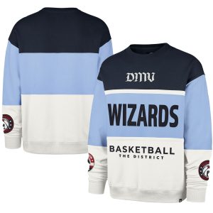'47 Washington Wizards Unisex Light Blue 2024/25 City Edition On Five Fabulous Maximalist Pullover Sweatshirt
