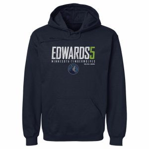 500 Level Anthony Edwards Gorgeous Minnesota Timberwolves Navy Elite Pullover Hoodie