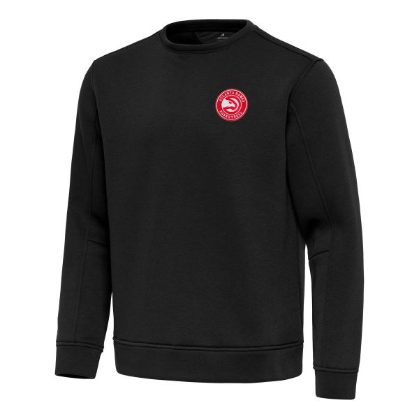 Antigua Atlanta Hawks Black Relevant Pullover Gorgeous Sweatshirt