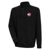 Antigua Atlanta Hawks Gorgeous Black Victory Quarter Zip Pullover Top