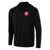 Antigua Atlanta Hawks Heather Black Tidy Quarter Stylish Zip Hoodie