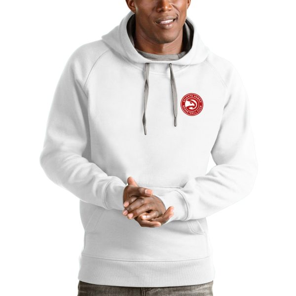 Antigua Atlanta Hawks White Victory Pullover Gorgeous Hoodie