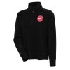 Antigua Atlanta Hawks Women's Black Portal Quarter Zip Pullover Fabulous Top