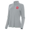 Antigua Atlanta Hawks Women's Gray Intent Eye - catching Quarter Zip Top