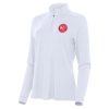 Antigua Atlanta Hawks Women's White Intent Quarter Zip Top Trendy