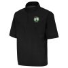 Antigua Boston Celtics Black Brisk Quarter Zip Windbreaker Chic
