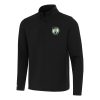 Antigua Boston Celtics Black Insider Quarter Zip Stylish Top