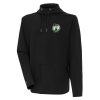 Antigua Boston Celtics Black Pure Honeycomb Pullover Hoodie Gorgeous
