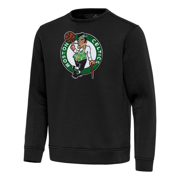 Antigua Boston Celtics Black Relevant Pullover Elegant Sweatshirt