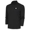 Antigua Premium Boston Celtics Charcoal Metallic Logo Tribute Quarter Zip Top