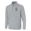 Antigua Fabulous Boston Celtics Gray Perilous Quarter Zip Sweatshirt
