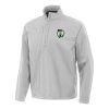 Antigua Chic Boston Celtics Heather Gray Brisk Quarter Zip Windbreaker