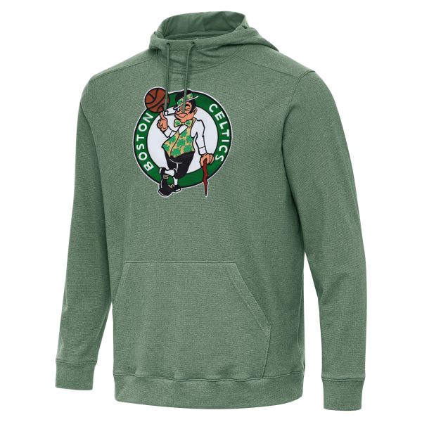 Antigua Boston Celtics Heather Green Cloud Pullover Eye - catching Hoodie