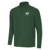 Antigua Boston Celtics Hunter Trendy Green Intent Quarter Zip Top