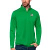 Antigua Boston Fabulous Celtics Kelly Green Tribute Quarter Zip Pullover Top