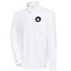 Antigua Boston Celtics White Metallic Logo Tribute Quarter Zip Top Gorgeous