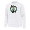 Antigua Boston Celtics Unique White Relevant Pullover Sweatshirt