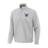 Antigua Unique Charlotte Hornets Heather Gray Brisk Quarter Zip Windbreaker