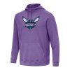 Antigua Charlotte Hornets Heather Purple Unique Cloud Pullover Hoodie