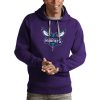 Antigua Charlotte Hornets Purple Logo Victory Pullover Hoodie Chic