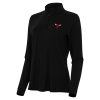 Antigua Chicago Trendy Bulls Women's Black Intent Quarter Zip Top