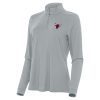 Antigua Chicago Bulls Women's Gray Intent Quarter Zip Gorgeous Top