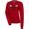 Antigua Chicago Bulls Women's Red Victory Crewneck Pullover Gorgeous Sweatshirt