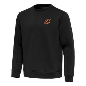 Antigua Elegant Cleveland Cavaliers Black Relevant Pullover Sweatshirt