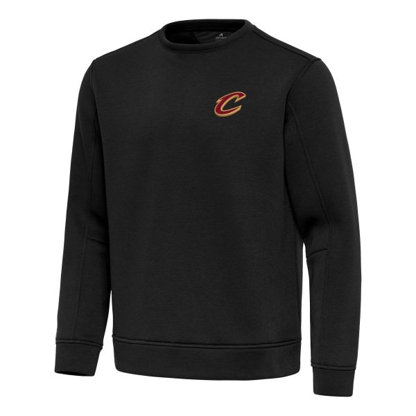 Antigua Elegant Cleveland Cavaliers Black Relevant Pullover Sweatshirt