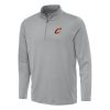 Antigua Cleveland Cavaliers Gray Reprocess Quarter Zip Stylish Top