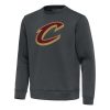 Antigua Cleveland Cavaliers Pewter Trendy Relevant Pullover Sweatshirt