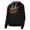 Antigua Cleveland Cavaliers Women's Black Trendy Victory Pullover Hoodie