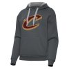 Antigua Cleveland Cavaliers Women's Charcoal Stylish Victory Pullover Hoodie