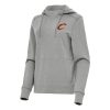 Antigua Cleveland Cavaliers Women's Heather Gray Justice Pullover Trendy Hoodie