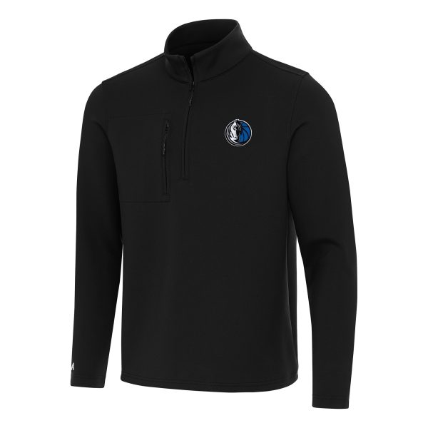 Antigua Dallas Mavericks Black Insider Quarter Zip Top Gorgeous