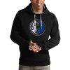 Antigua Eye - catching Dallas Mavericks Black Logo Victory Pullover Hoodie
