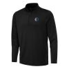 Antigua Dallas Mavericks Black Fabulous Reprocess Quarter Zip Top