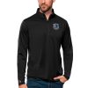 Antigua Dallas Mavericks Black Tribute Quarter Zip Pullover Top Chic